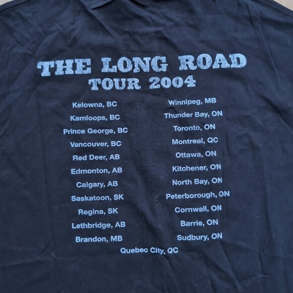 NWT Nickelback The Long Road 2004 Tour Graphic Band T-Shirt Black – Men’s XL - Picture 7 of 7